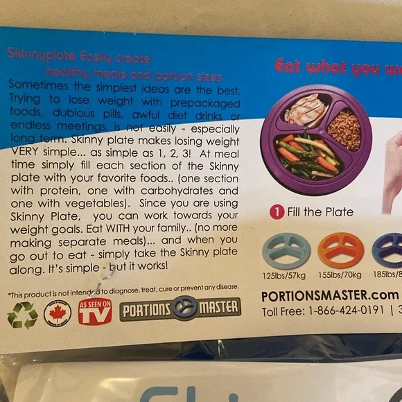 🩷Skinny Plate Portion Control - Picture 4 of 6